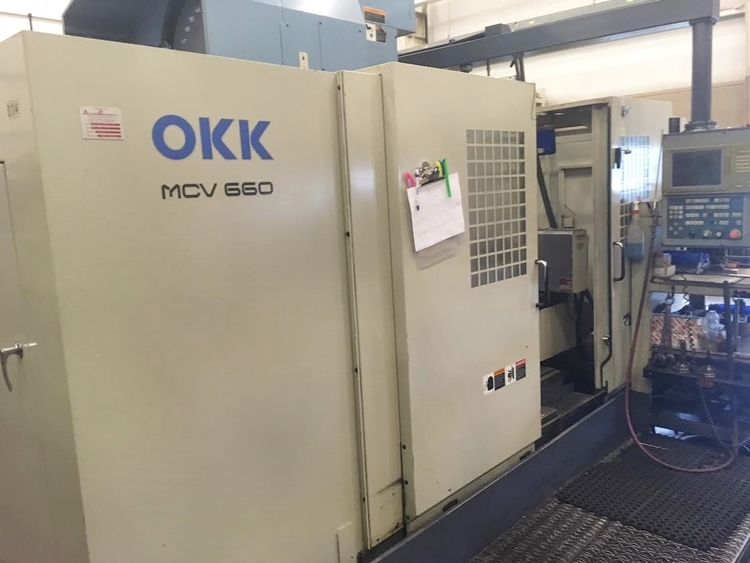 2001 OKK MCV660 4 AXIS MACHINING CENTER Machining Centers, Vertical | Asset Exchange Corporation